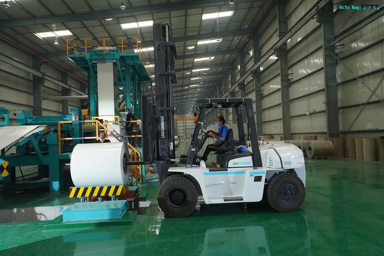 Strip Coils Color Coating Line Proveedor Hito E & E, Proyecto Dubai CCL 1