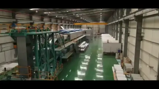 Walzenbeschichtungsmaschine in Farbbeschichtungslinie - Farbrückgewinnungslinie und Farbbeschichtungslinie 1