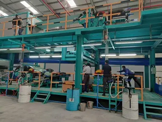 Hito Steel Coil Color Coating Machine Production Line - Color Recovery Line and Color Coating Line 1