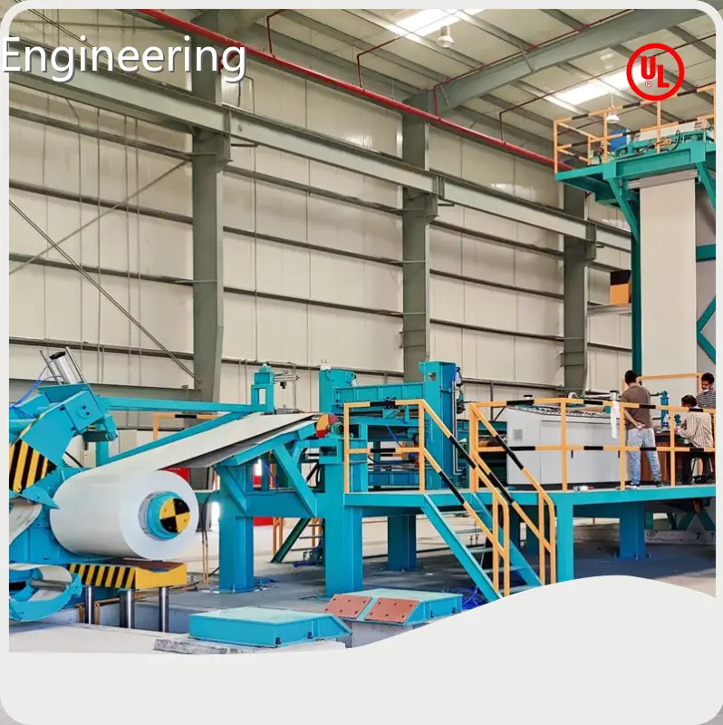 عملية خط طلاء الألوان، خط طلاء لفائف الفولاذ بالجملة - HiTo Engineering 1