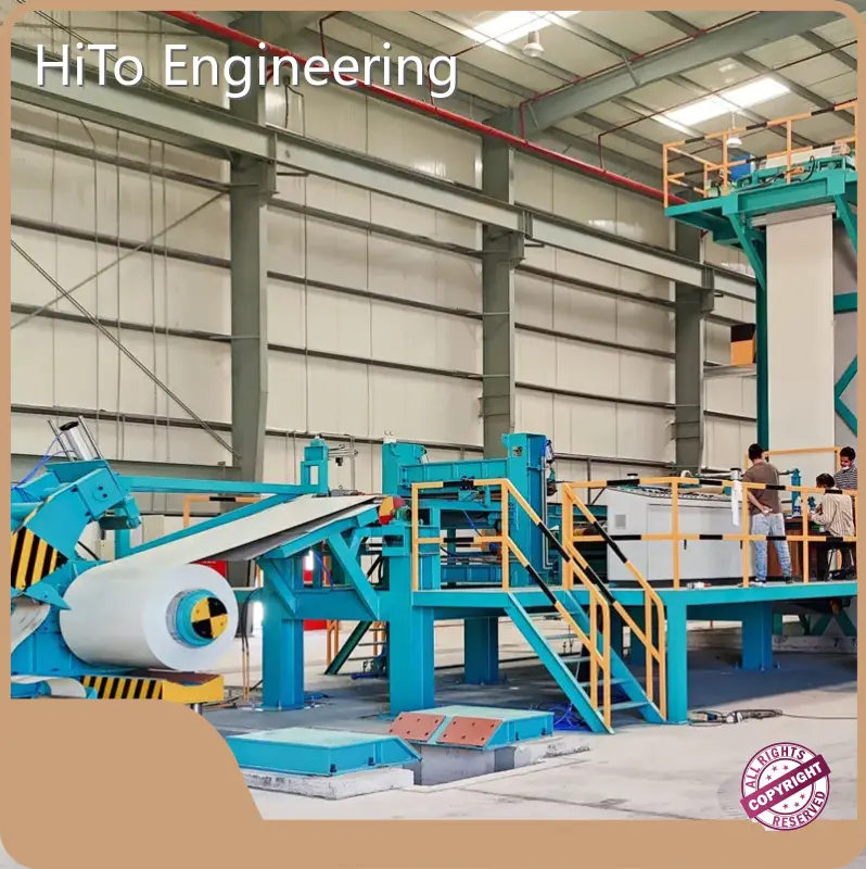خط طلاء ملون مستمر، لفائف، خط طلاء ملون بالجملة - HiTo Engineering 1