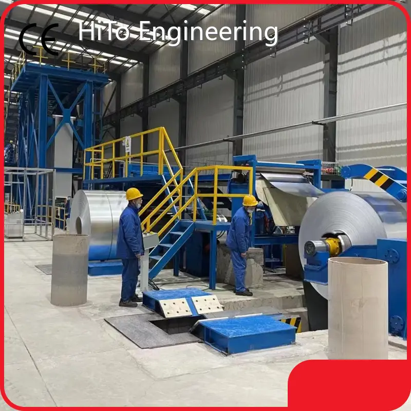 خط إنتاج الجلفنة بالغمس الساخن المستمر - الجملة - HiTo Engineering 1