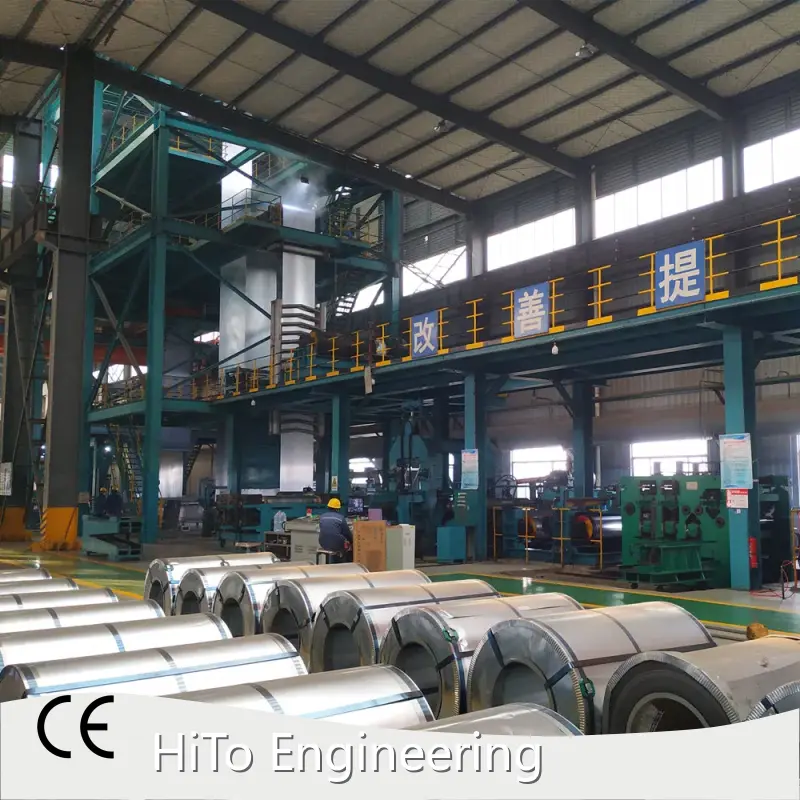 Linha de revestimento de bobinas da HiTo Engineering 1