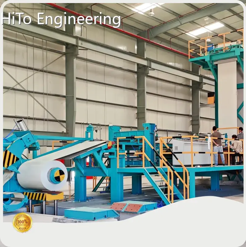 Линия по обработке рулонов, линия по нанесению цветного покрытия на рулоны оптом - HiTo Engineering 1